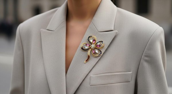 Quelle est la broche la plus tendance à porter en 2024 selon la mode ?